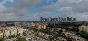 drone shot of boca raton